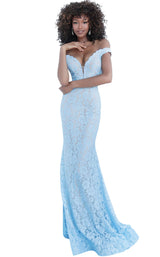 6 of 7 Jovani 67304 Light Blue