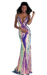 3 of 10 Jovani 67318 Multi