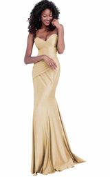 2 of 20 Jovani 67413 Champagne