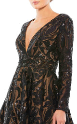 3 of 3 Mac Duggal 67529 Dress Black-Nude