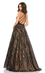 2 of 3 Mac Duggal 67583 Black-Nude