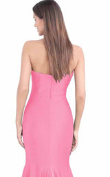 23 of 28 Jovani 67593 Bubble-Pink