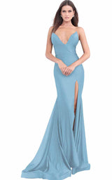 5 of 28 Jovani 67593 Powder Blue