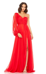 1 of 3 Mac Duggal 67810 Dress Red