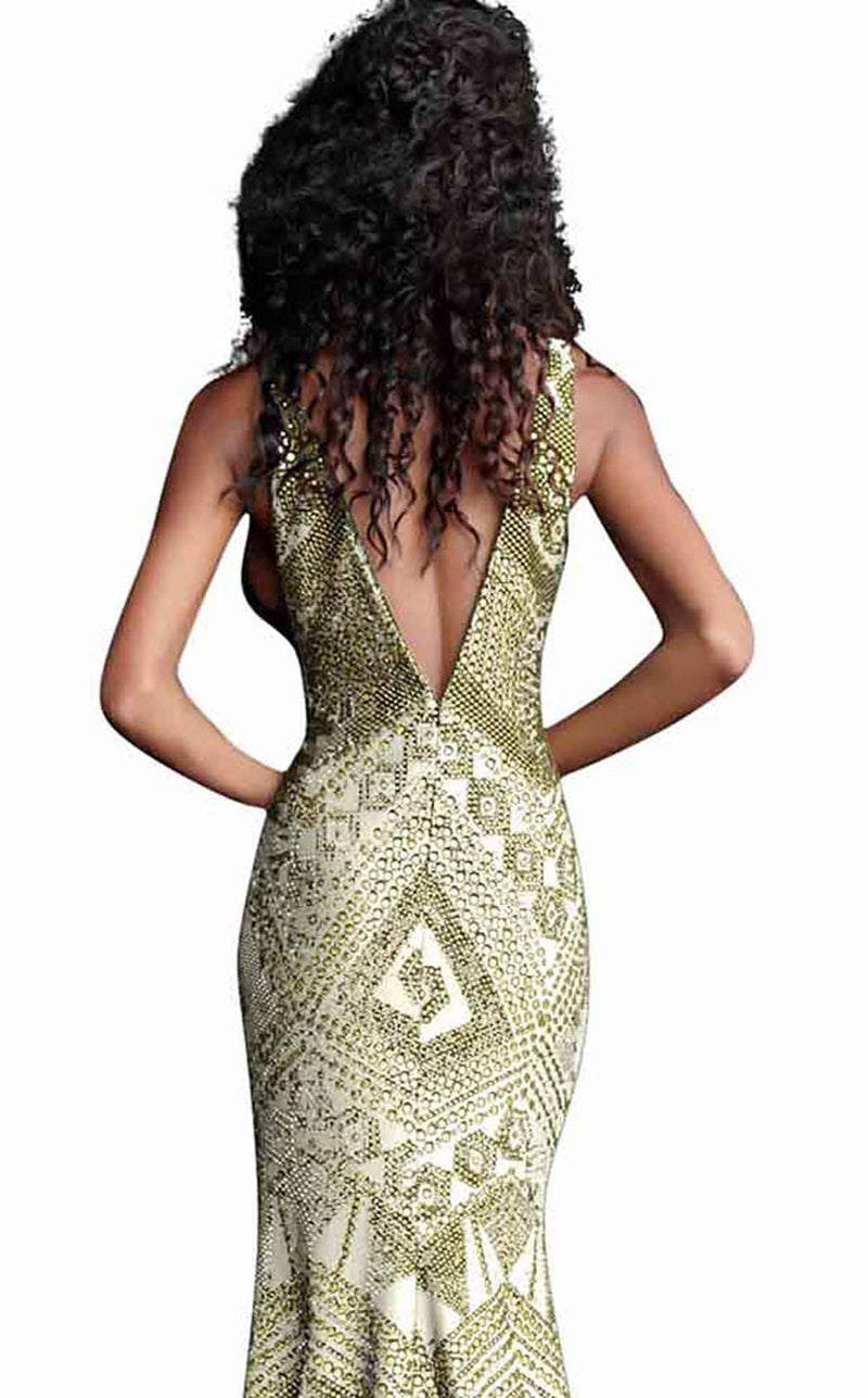 Jovani 67844 Ivory/Gold