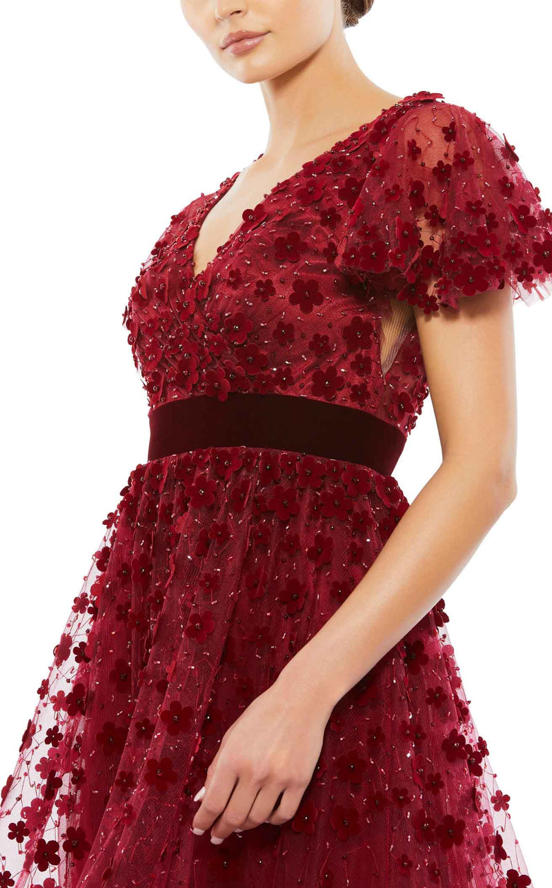 Mac Duggal 67854 Dress Burgundy