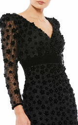 5 of 6 Mac Duggal 67856 Dress Black