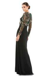 2 of 3 Mac Duggal 67870 Dress Black-Multi