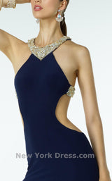 6 of 7 Alyce 35774 Navy/Gold