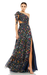 1 of 3 Mac Duggal 67938 Dress Navy-Multi