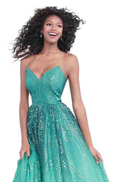 9 of 16 Jovani 68117 Emerald