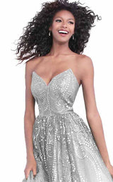 11 of 16 Jovani 68117 Grey