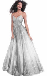 3 of 16 Jovani 68117 Grey