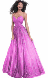 2 of 16 Jovani 68117 Fuchsia