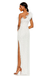 4 of 6 Mac Duggal 68139 Dress White