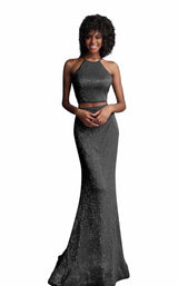 1 of 8 Jovani 68398 Black