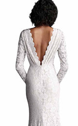 22 of 24 Jovani 68407 Off White