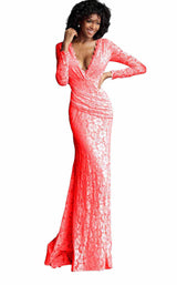 6 of 24 Jovani 68407 Red