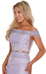 8 of 12 Rachel Allan 7007 Dress Lilac