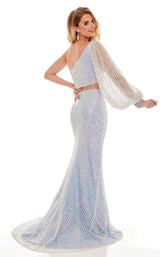 5 of 6 Rachel Allan 70131 Dress Powder-Blue