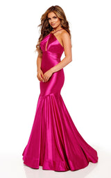 2 of 7 Rachel Allan 70240 Dress Magenta