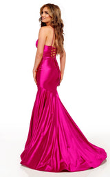 5 of 7 Rachel Allan 70240 Dress Magenta