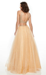 6 of 12 Rachel Allan 7025 Dress Gold