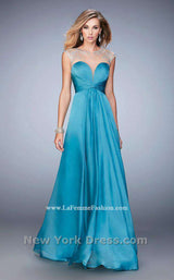 2 of 4 La Femme 22338 Teal Mist