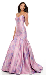 2 of 12 Rachel Allan 7032 Dress Lilac