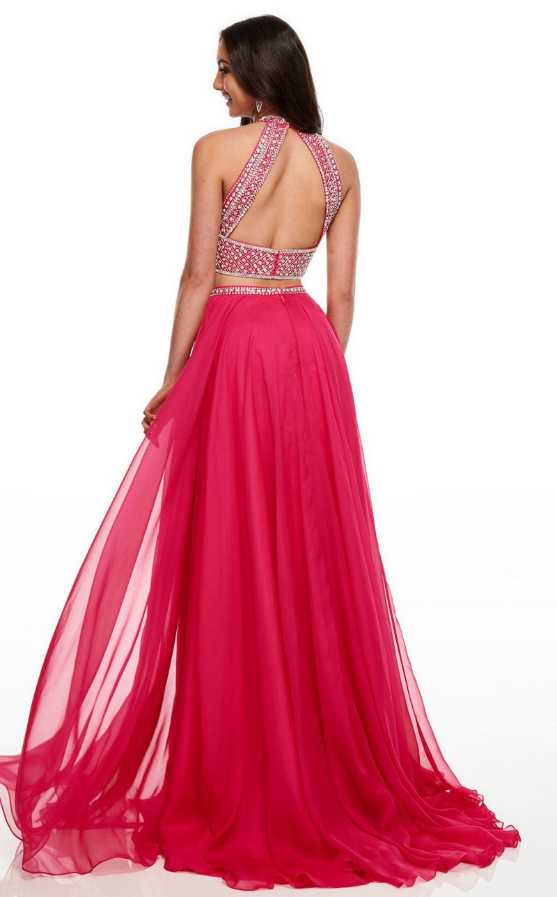 Rachel Allan 7034 Dress Fuchsia