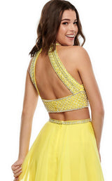 12 of 12 Rachel Allan 7034 Dress Yellow