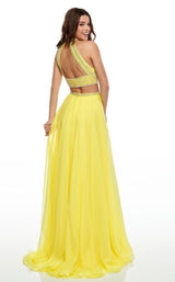 6 of 12 Rachel Allan 7034 Dress Yellow