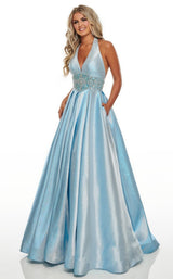 2 of 12 Rachel Allan 7037 Dress Light-Blue