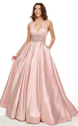 3 of 12 Rachel Allan 7037 Dress Pink