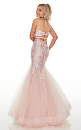 5 of 16 Rachel Allan 7057 Dress Blush