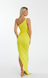 2 of 5 Nicole Bakti 7069 Dress Yellow