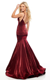 6 of 12 Rachel Allan 7114 Dress Wine