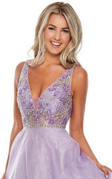 5 of 8 Rachel Allan 7136 Dress Lilac