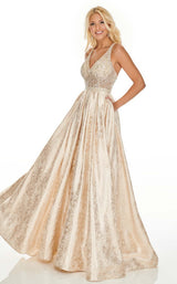 1 of 12 Rachel Allan 7175 Dress Gold