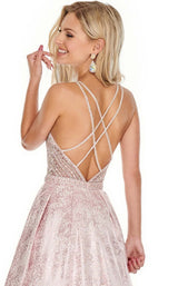 11 of 12 Rachel Allan 7175 Dress Pink