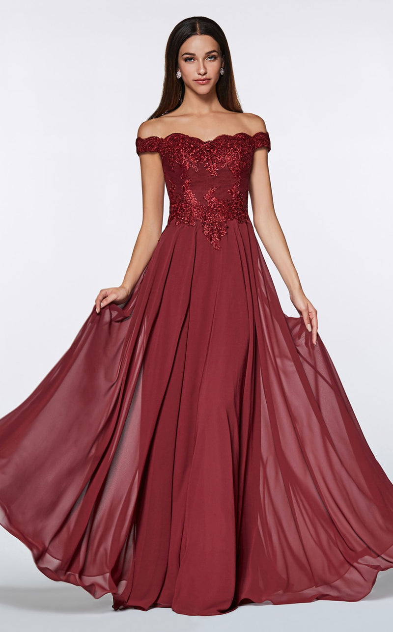 Cinderella Divine 7258 Dress Burgundy