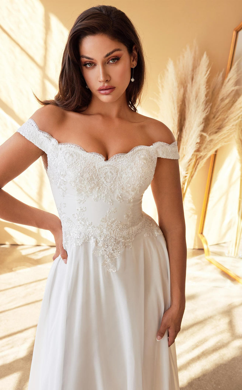 Cinderella Divine 7258W Dress Off-White