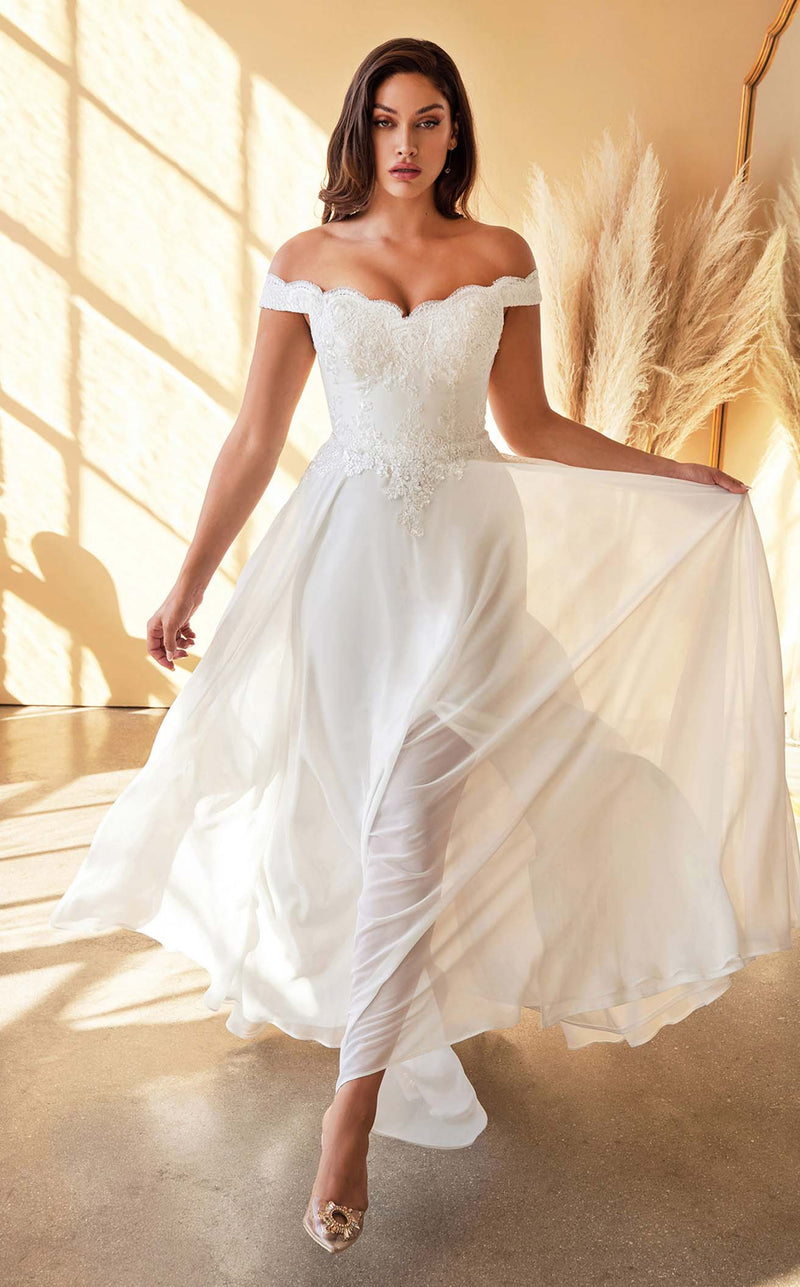 Cinderella Divine 7258W Dress Off-White