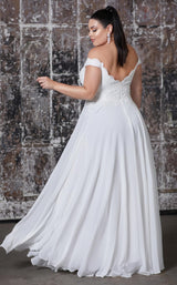 3 of 5 Cinderella Divine 7258W Dress Off-White