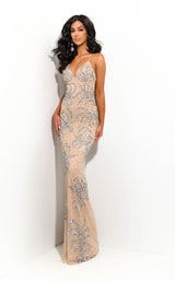 1 of 2 Jasz Couture 7308 Nude/Silver