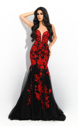 1 of 5 Jasz Couture 7328 Black-Red