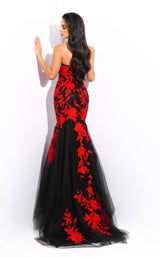 4 of 5 Jasz Couture 7328 Black/Red