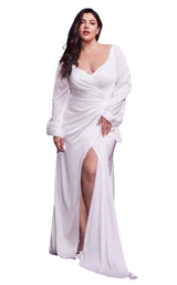 1 of 2 Cinderella Divine 7478WC Dress Off-White