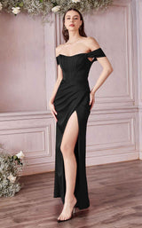 1 of 7 Cinderella Divine 7484 Dress Black