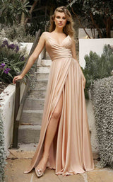 5 of 8 Cinderella Divine 7485 Dress Nude